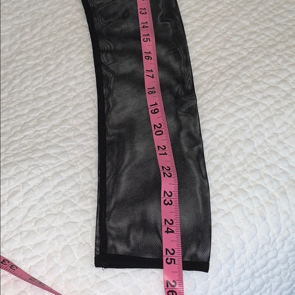 BCBGeneration Mesh Inset Romper in Black - Picture 8 of 12